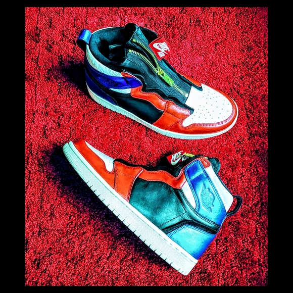 Nike Shoes - Women's Nike Air Jordan 1 Custom Sneakers Size 8